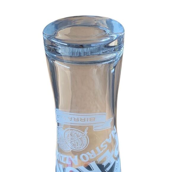 Pre Owned Peroni Nastro Azzurro Birra Superiore Etched Beer Glass Pilsner Style - Picture 9 of 13